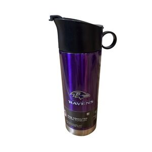 Baltimore Ravens 14oz Commuter Tumbler Purple NFL Thermo Insulated Spill Resist